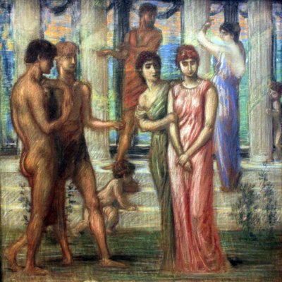Courtship by Hans von Marées